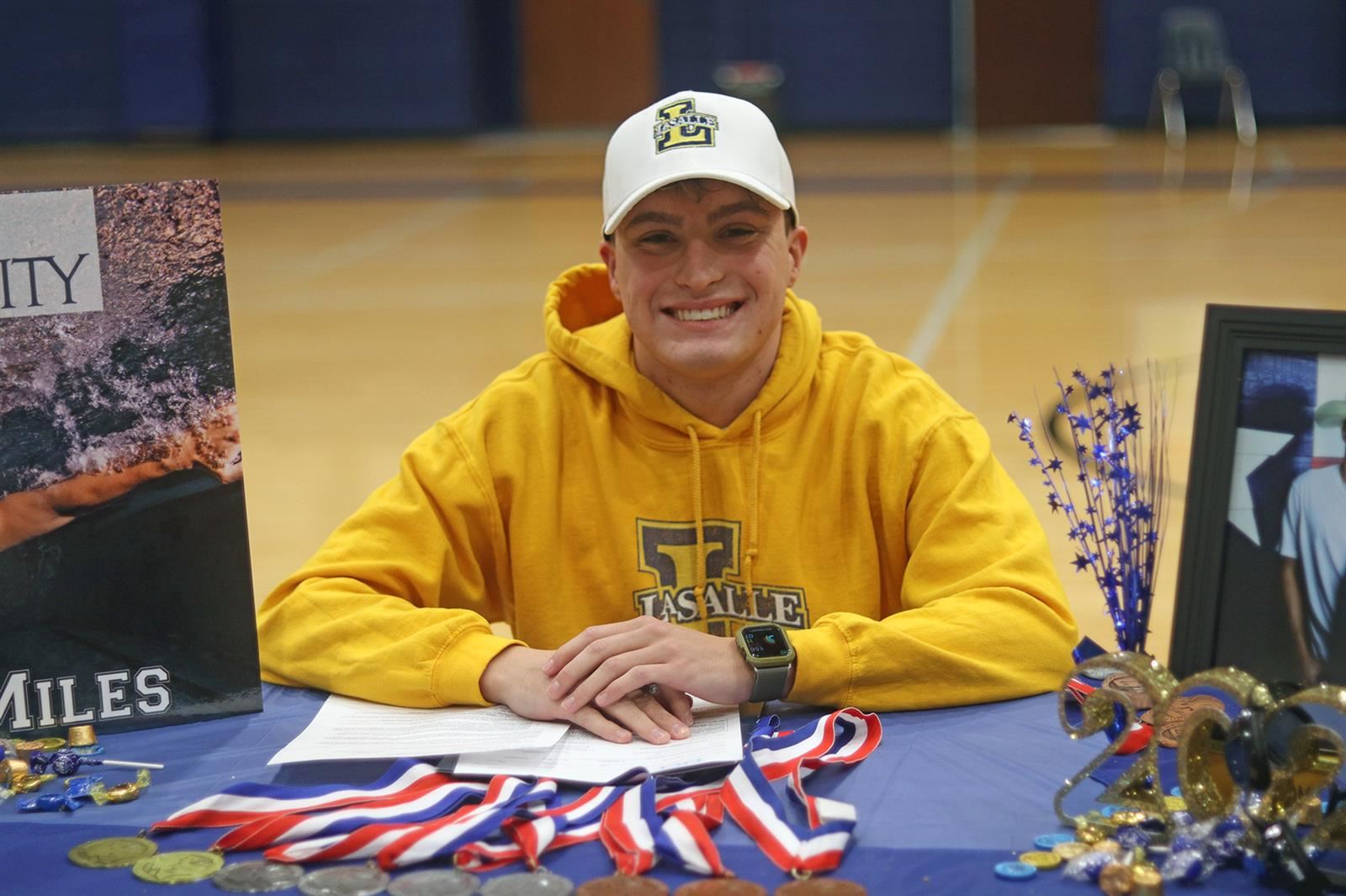 Cypress Creek High School senior Wesley Miles signed a letter of intent to La Salle University.
